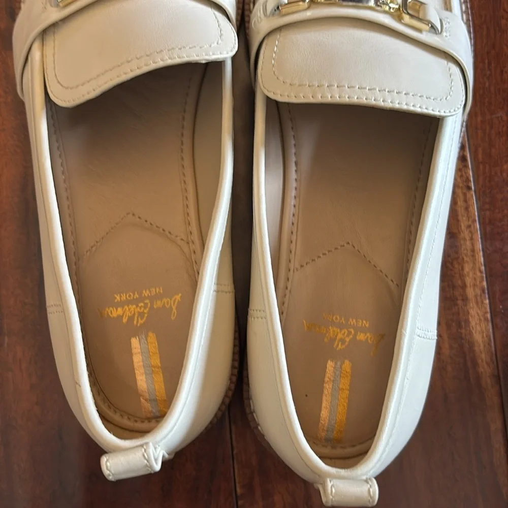Sam Edelman | Women's Christy Cream Loafers - Picture 11 of 11